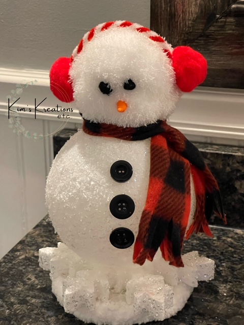 Snowman, Snowman Accent, Snowman Decor, Winter Home Accents, Home Decor,  Made in the USA, Kim's Kreations etc